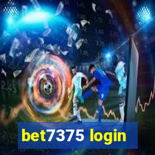 bet7375 login